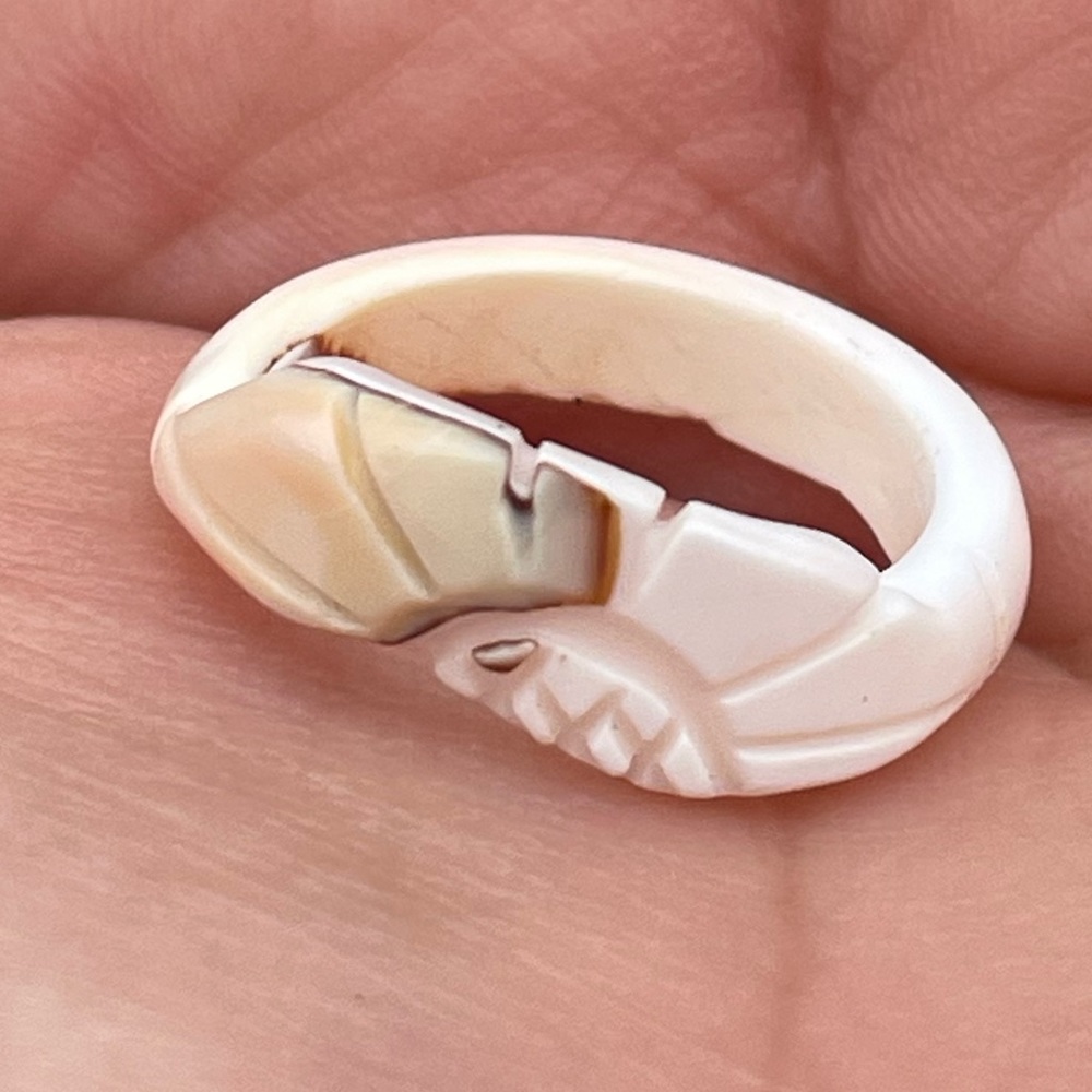 Bone ring size 5